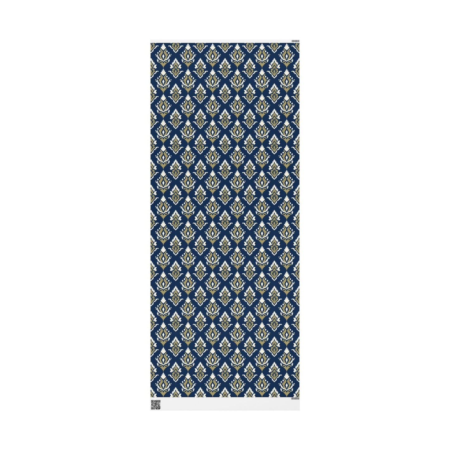 Gift Wrap | Blue & Gold | Ikat