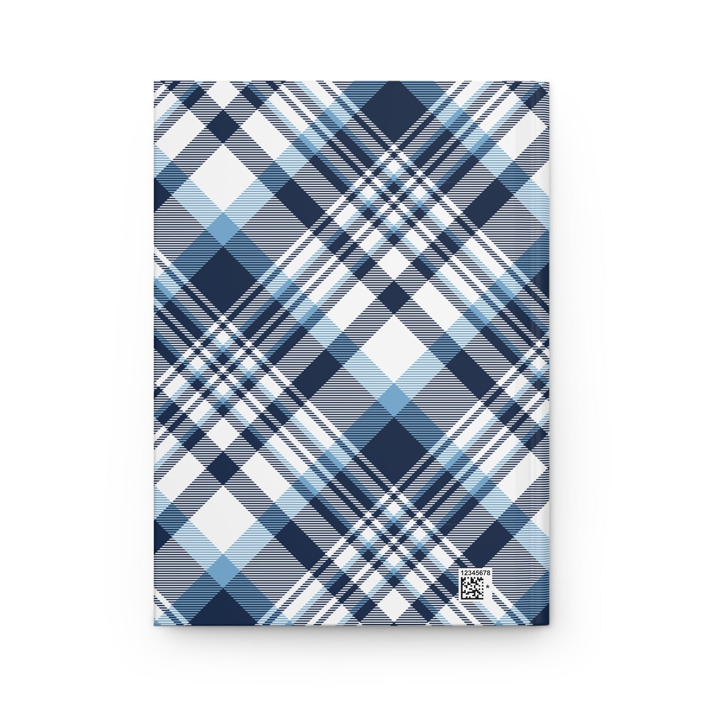 Journal | Light Blue & White | Tartan