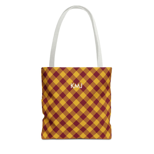 Totes - Personalized | Red & Yellow | Gingham