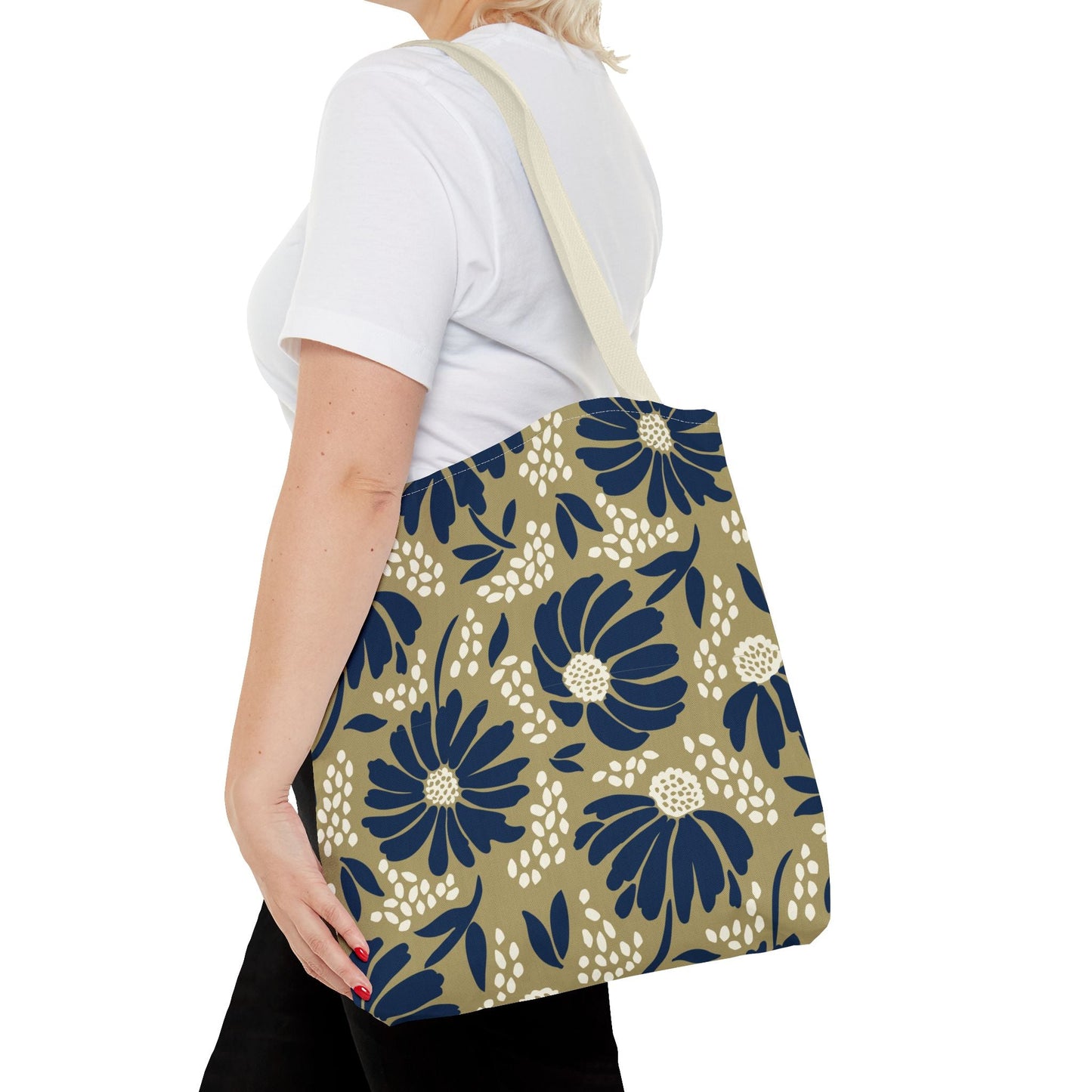 Tote Bag | Blue & Gold | Bellis