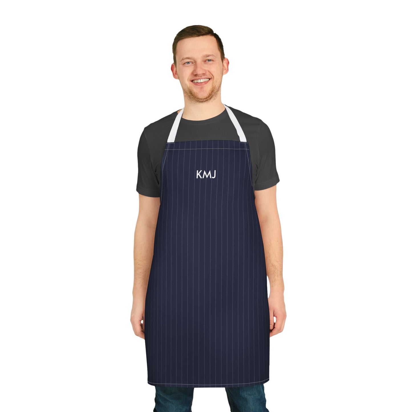Apron - Personalized | Navy & White | Pinstripe
