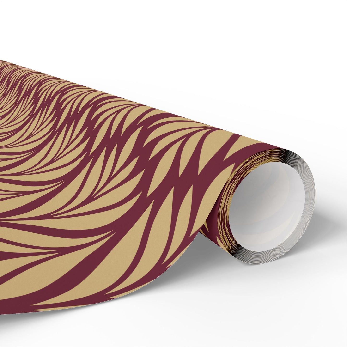 Gift Wrap | Maroon & Gold | Palm