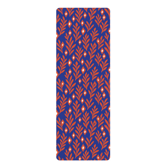 Yoga Mat | Bright Blue & Orange | Laurel