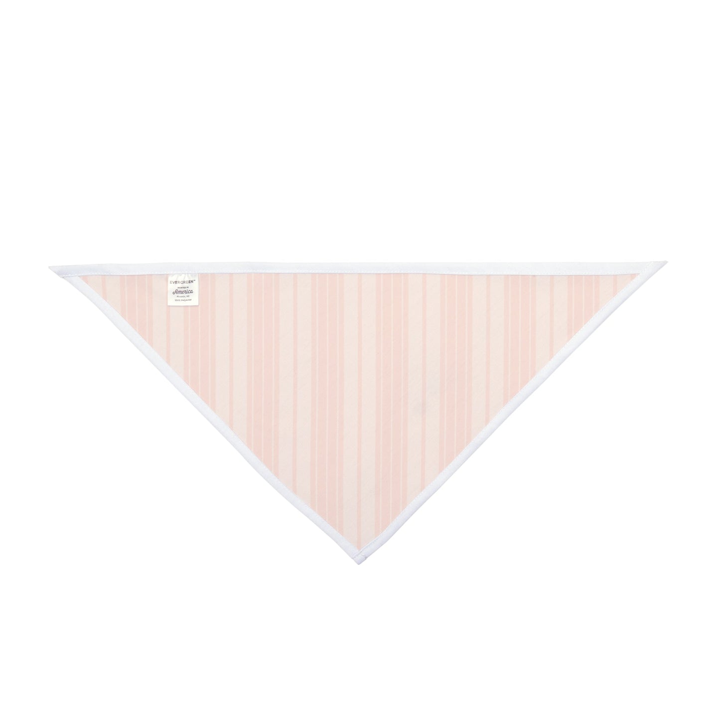 Pet Bandana | Orange & White | Stripe