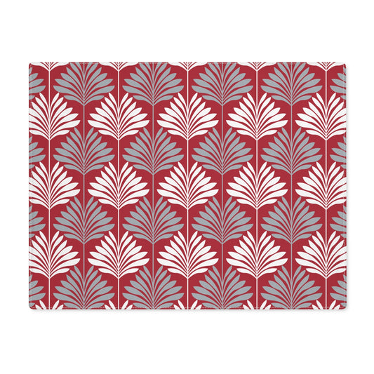 Placemat | Red & Gray | Deco