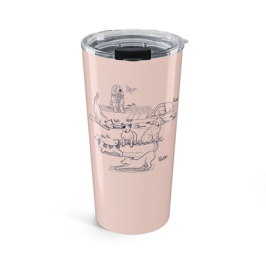 NYP 20oz Tumbler | Dog Yoga