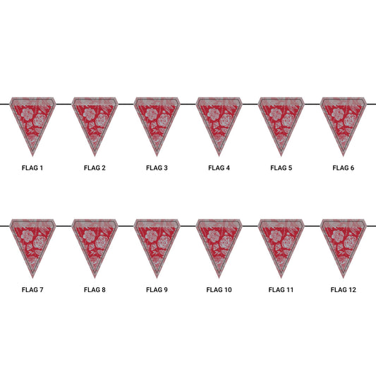 Flag Garland | Columbus, Ohio | Peony