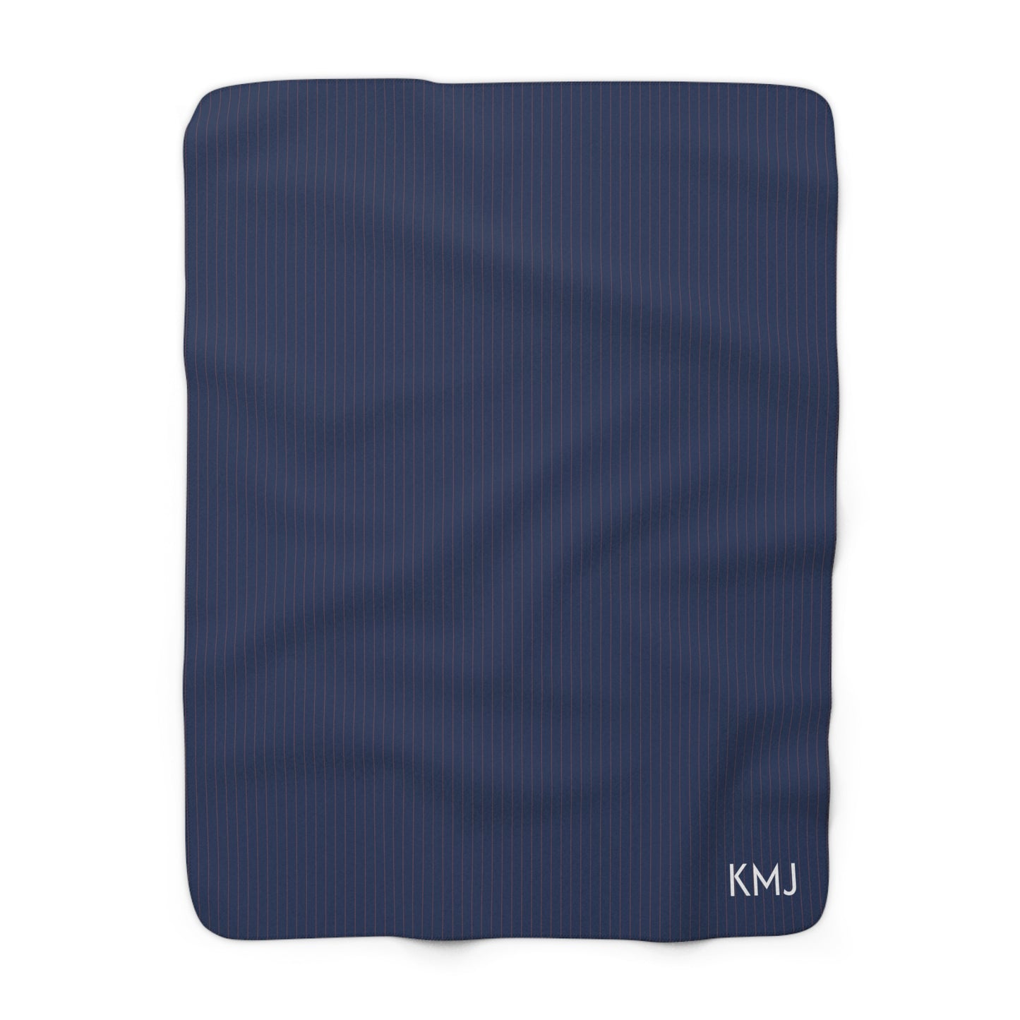 Sherpa Fleece Blanket- Personalized | Charlottesville, Virginia | Pinstripe