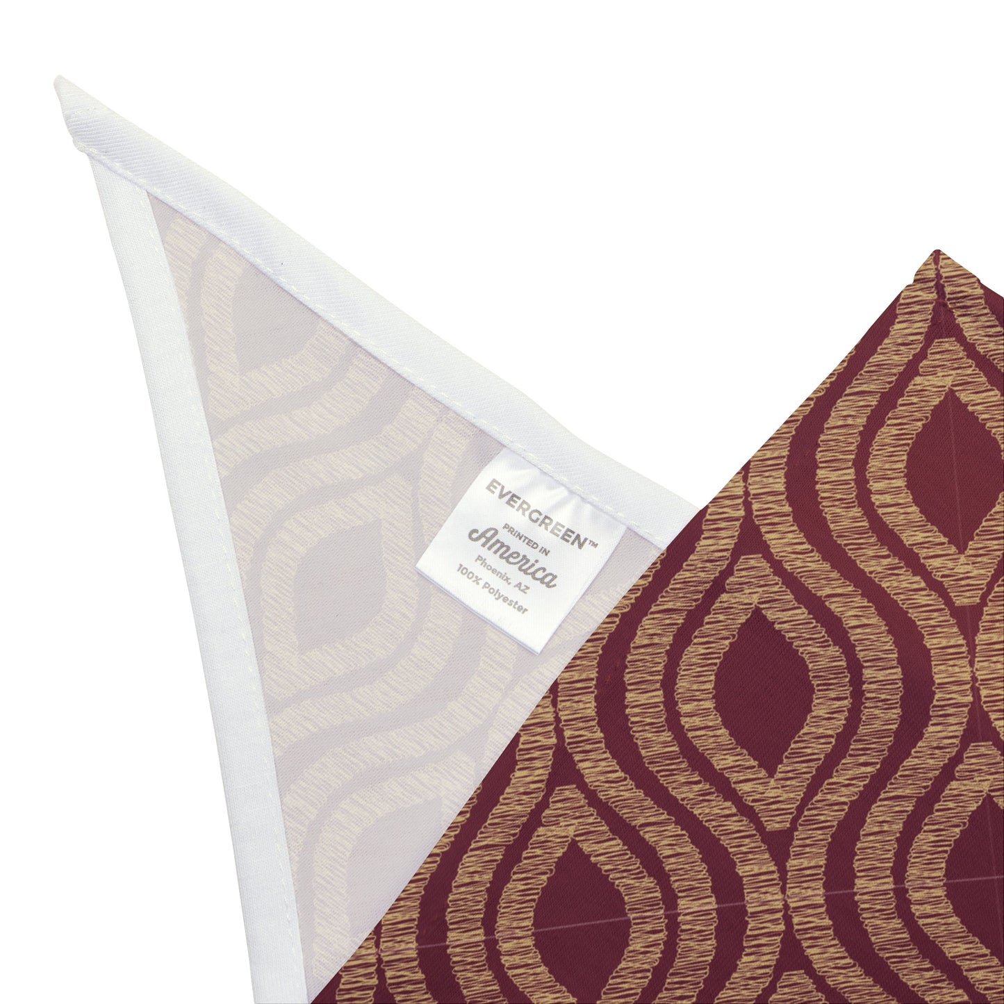 Pet Bandana | Maroon & Gold | Ogee