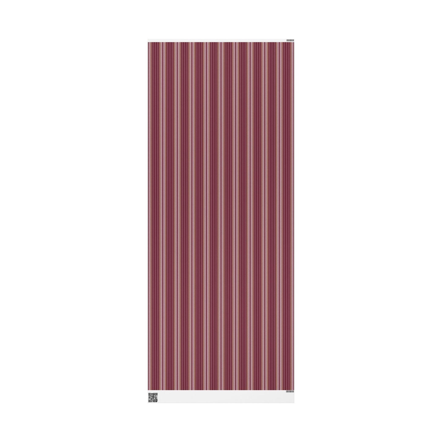 Gift Wrap | Maroon & Gold | Stripe