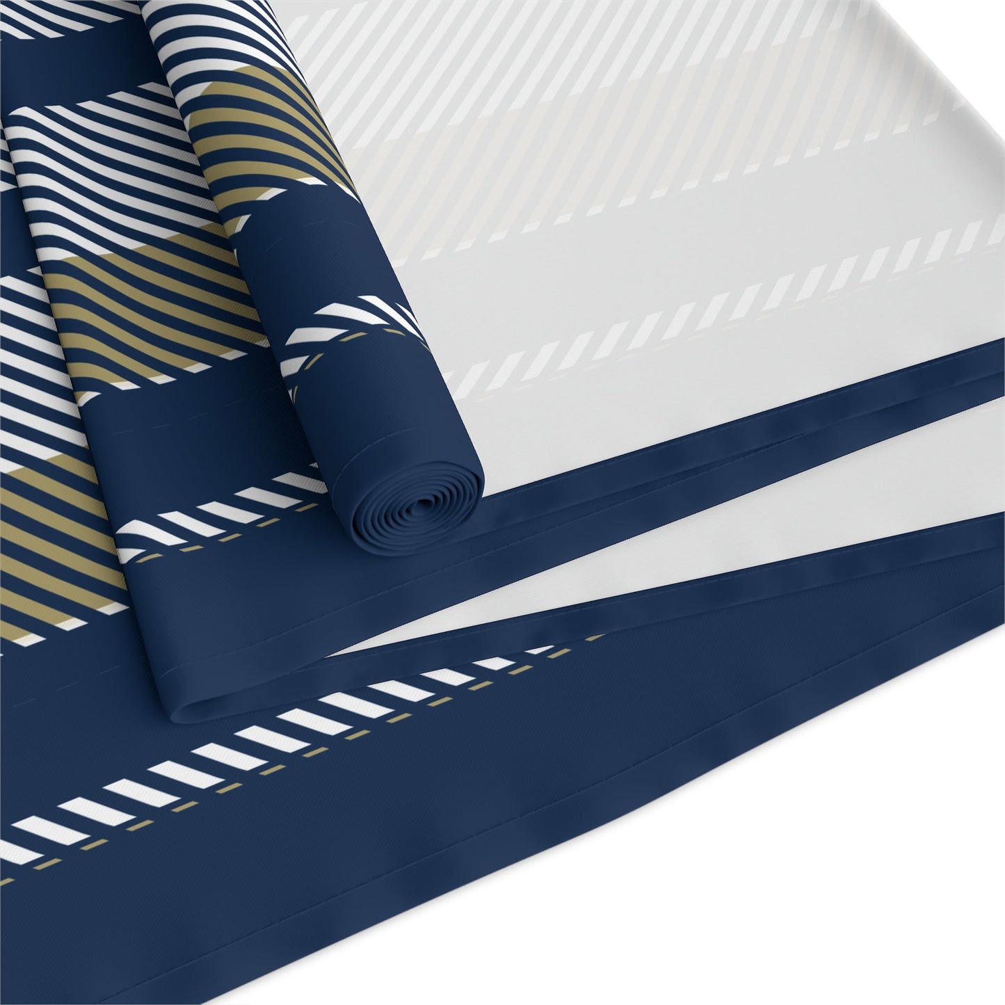 Table Runner | Blue & Gold | Stripe