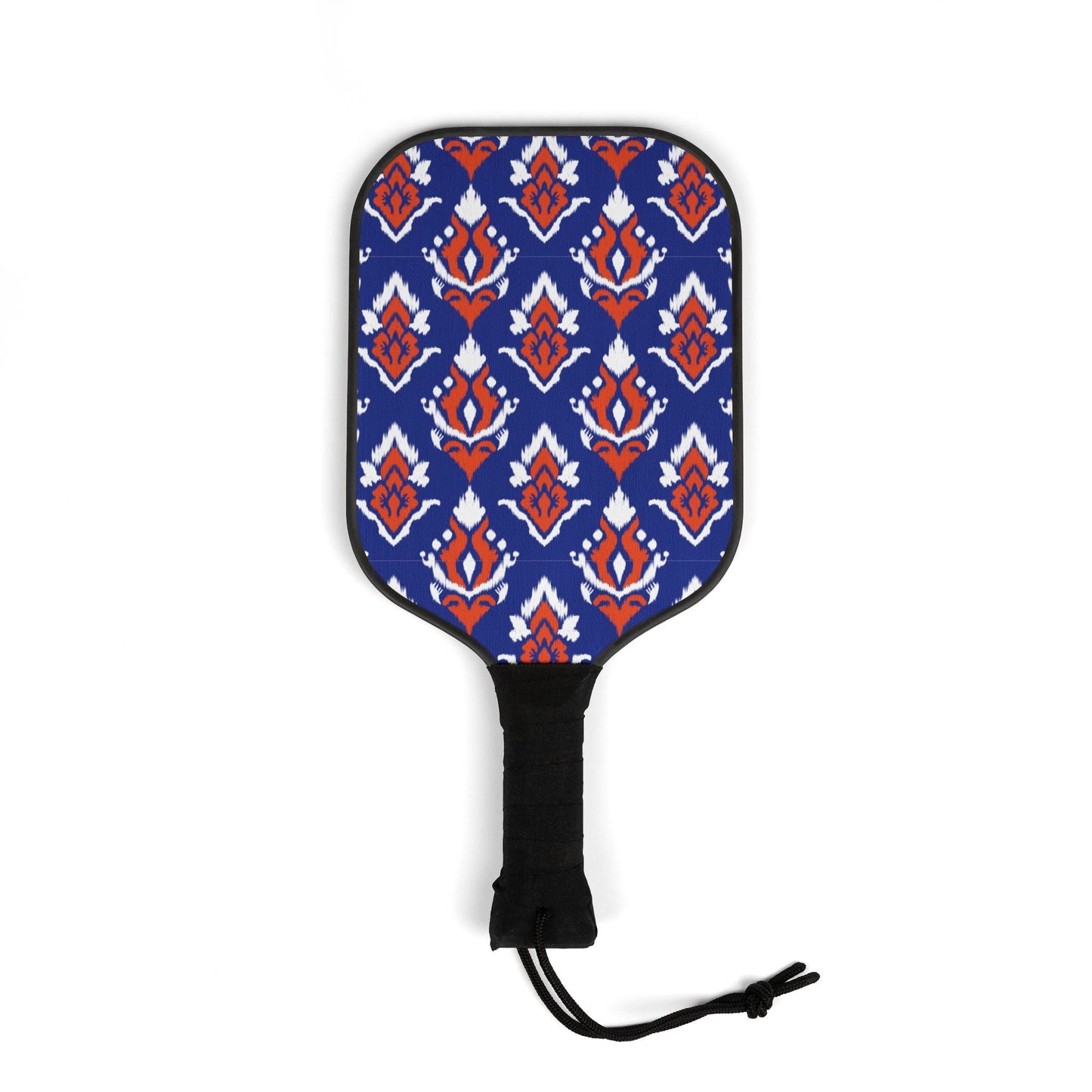 Pickleball Paddle Kit | Bright Blue & Orange | Ikat