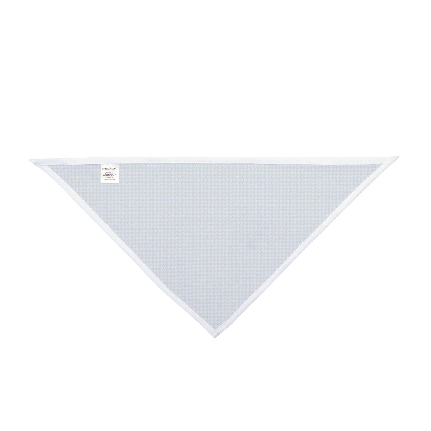 Pet Bandana | Light Blue & White | Houndstooth