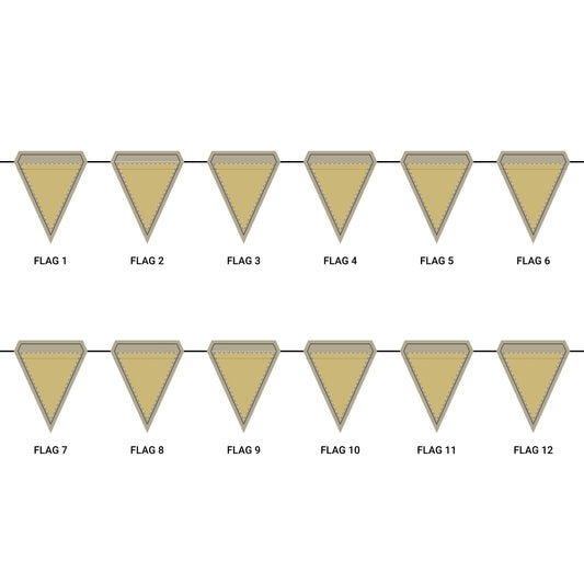 Flag Garland | Harrisonburg, Virginia | Light