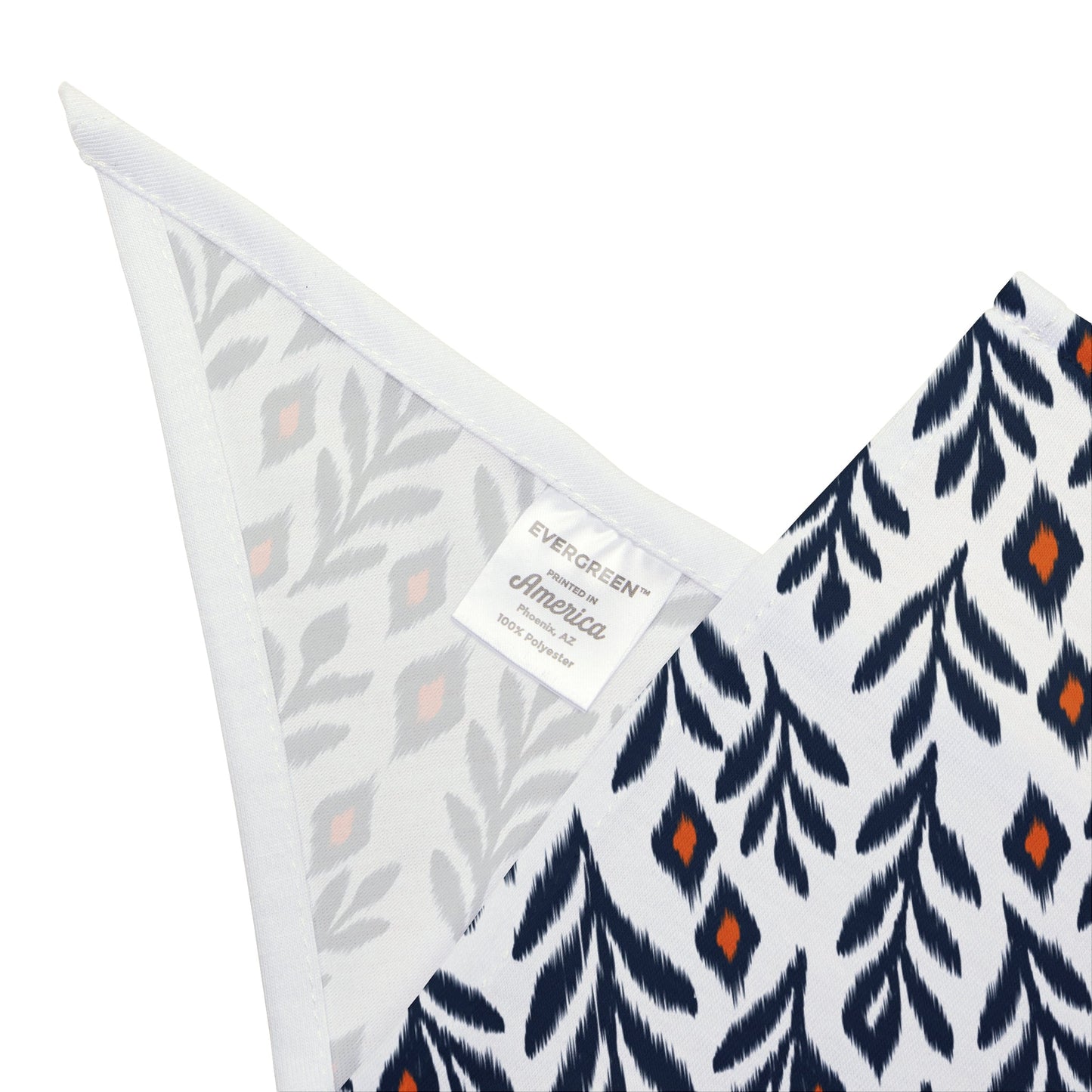 Pet Bandana | Orange & Blue | Laurel
