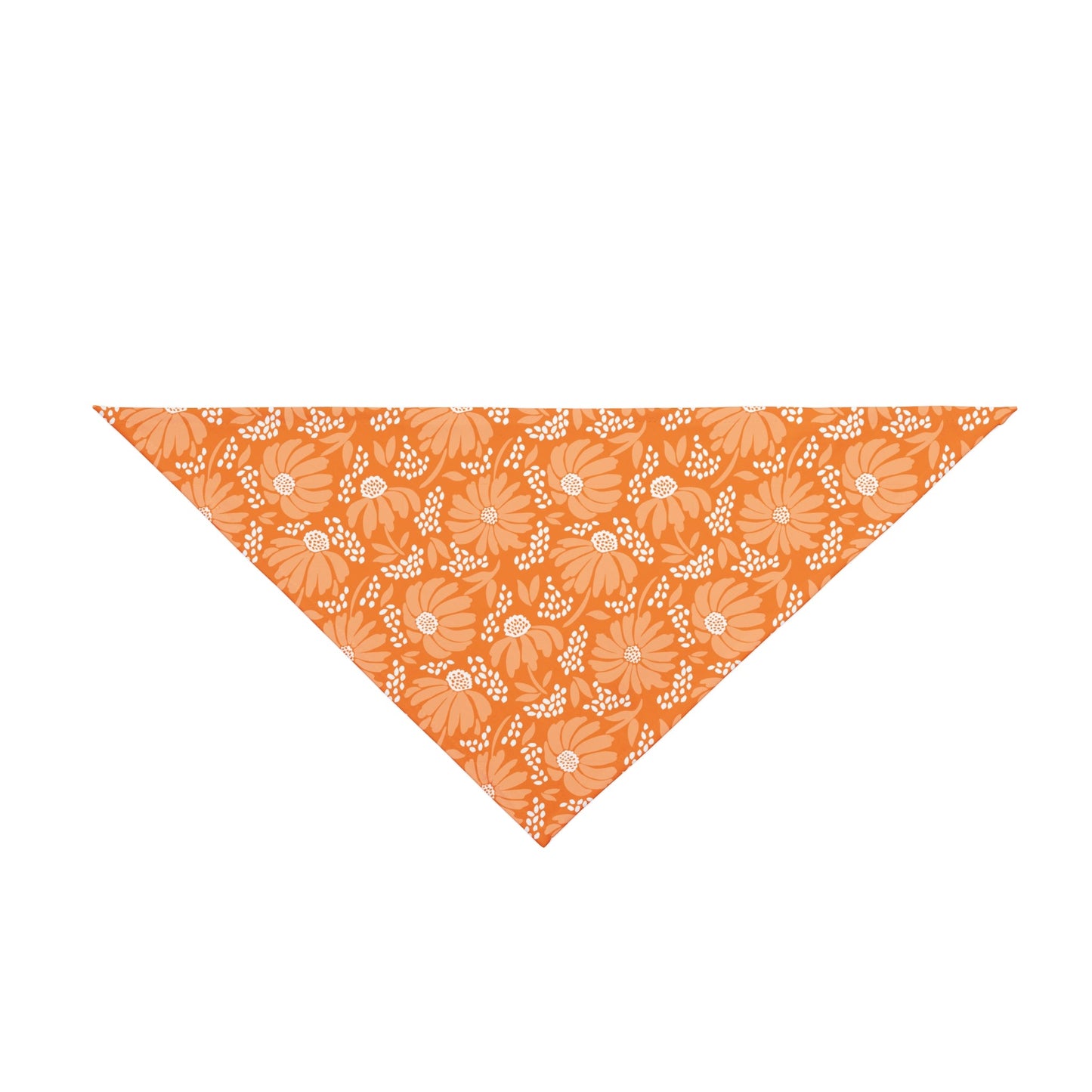 Pet Bandana | Orange & White | Bellis