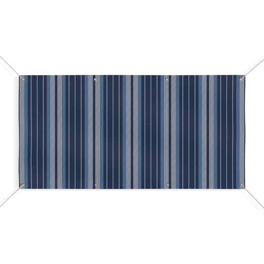 Banner | Light Blue & White | Stripe