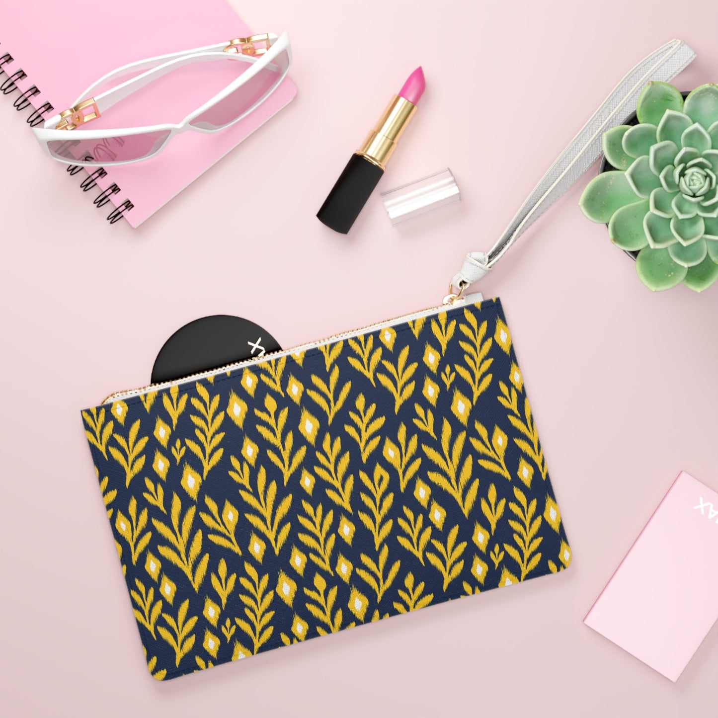 Clutch Bag | Yellow & Blue | Laurel