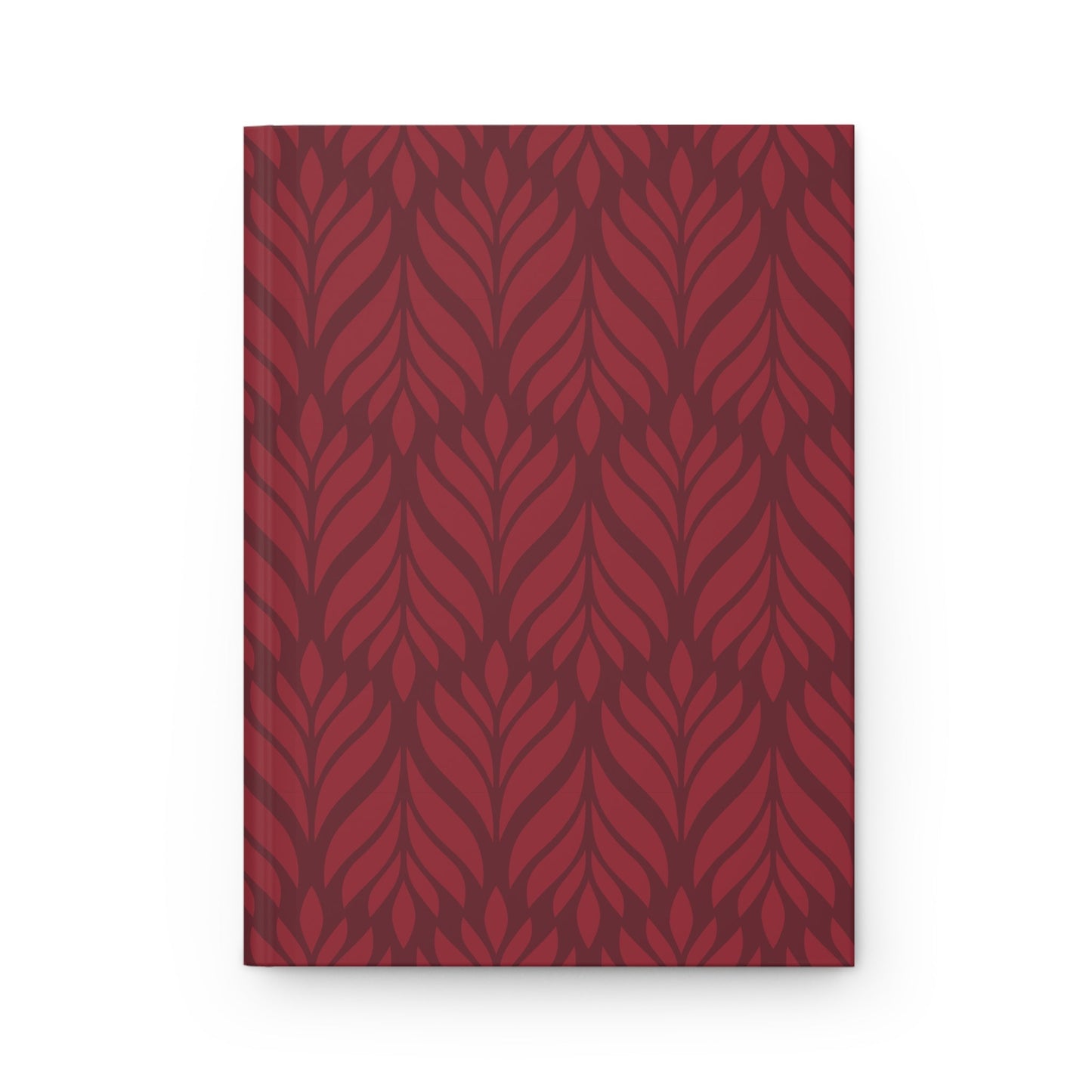 Hardcover Journal | Maroon & White | Palm