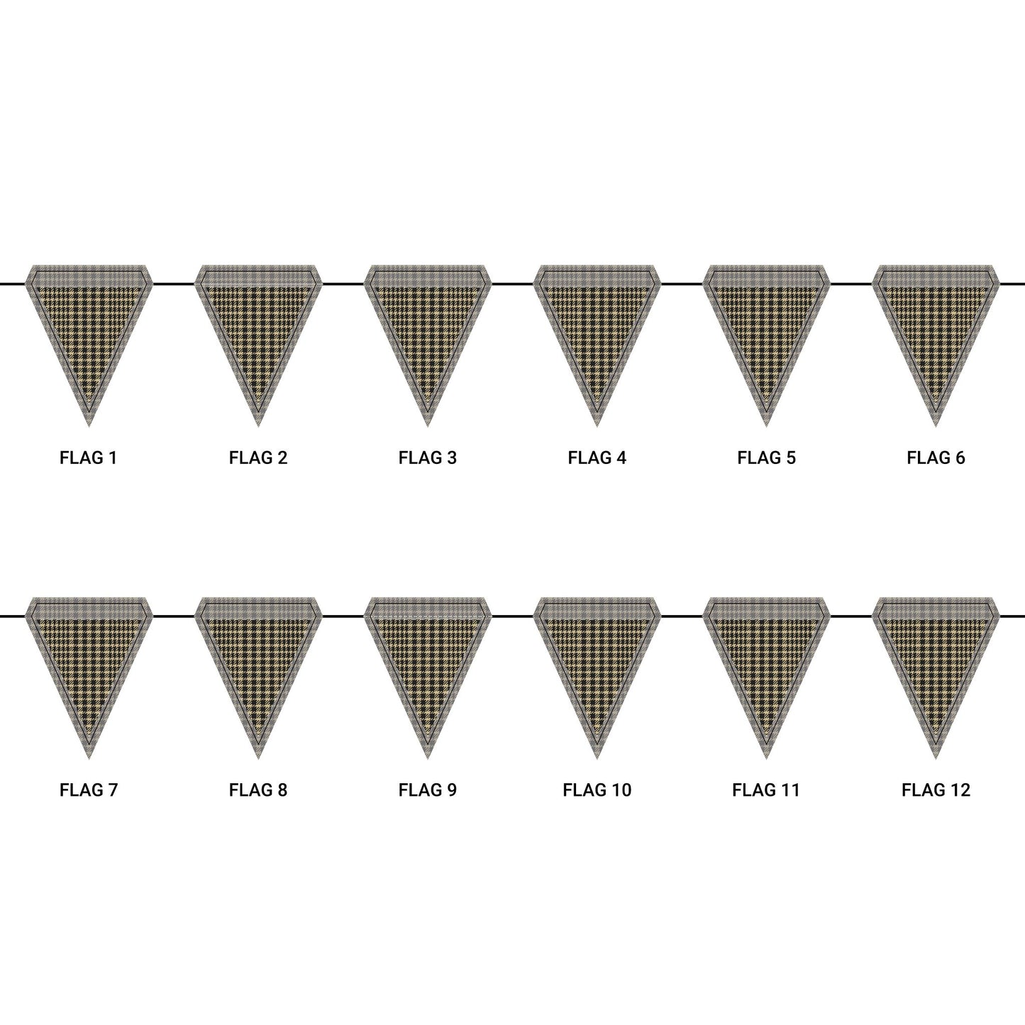 Flag Garland | Winston Salem, North Carolina | Tweed