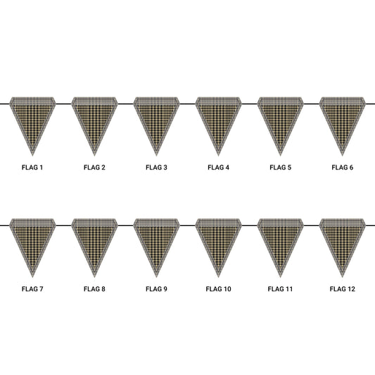 Flag Garland | Winston Salem, North Carolina | Tweed