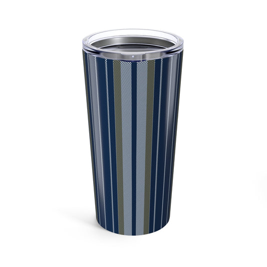 Tumbler | Blue & Gold | Stripe