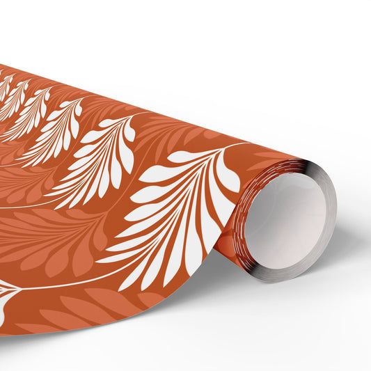 Gift Wrap | Dark Orange & White | Deco