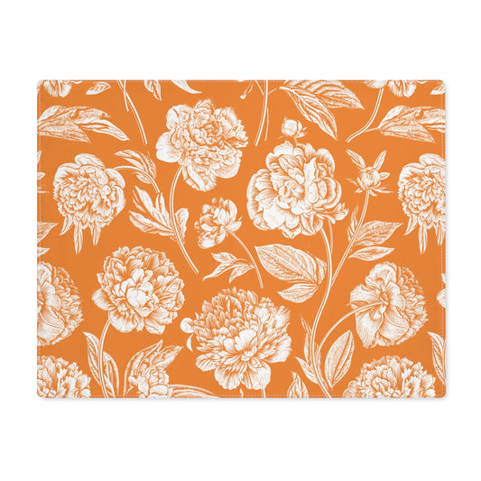 Placemat | Orange & White | Peony