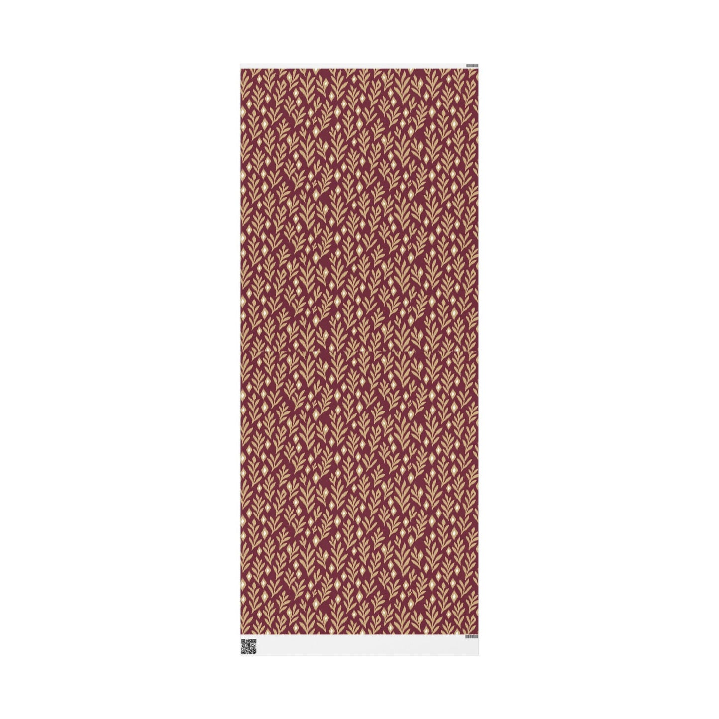 Gift Wrap | Maroon & Gold | Laurel