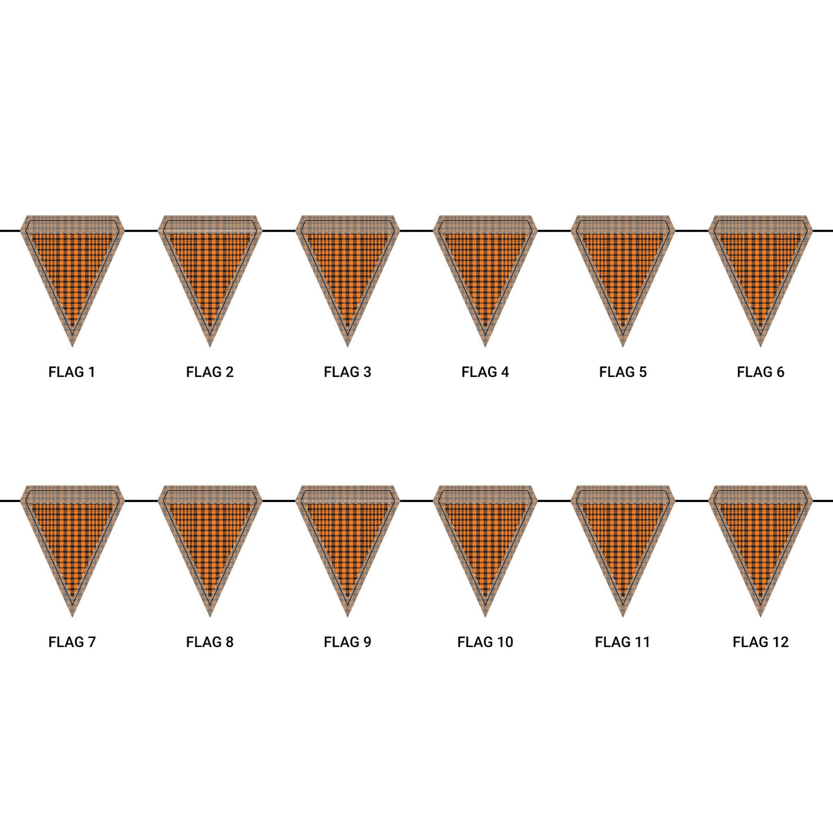 Flag Garland | Princeton, New Jersey | Tweed