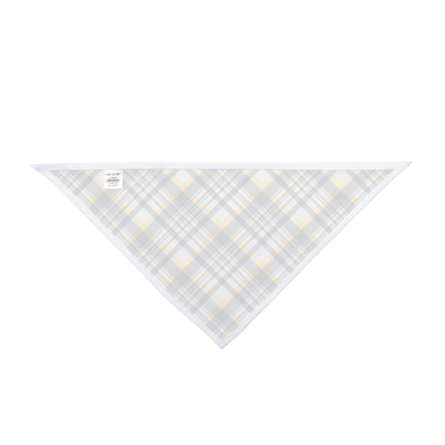 Pet Bandana | Yellow & Blue | Tartan