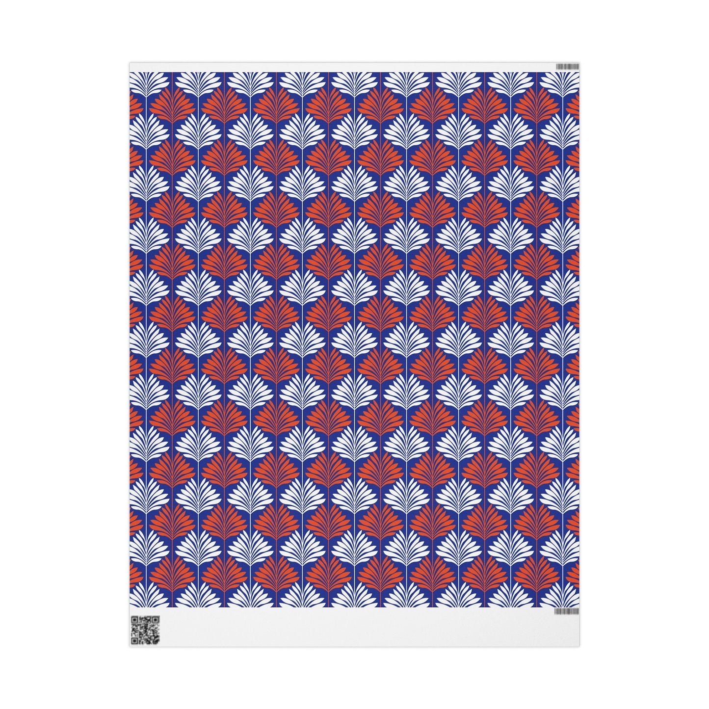 Gift Wrap | Bright Blue & Orange | Deco