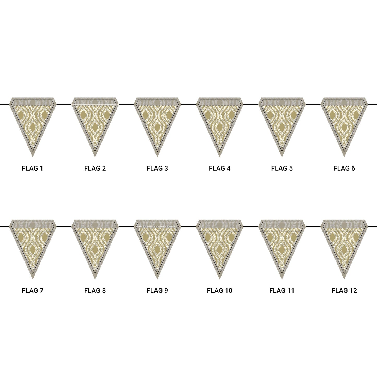 Flag Garland | Atlanta, Georgia | Ogee