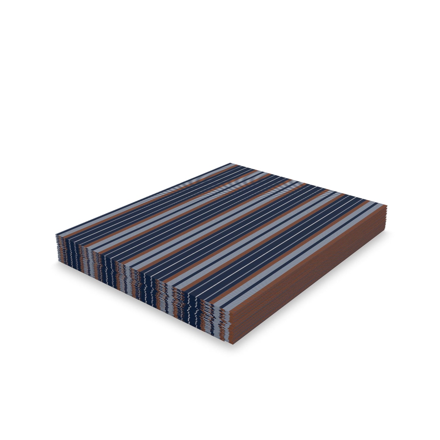 Notecards | Orange & Blue | Stripe