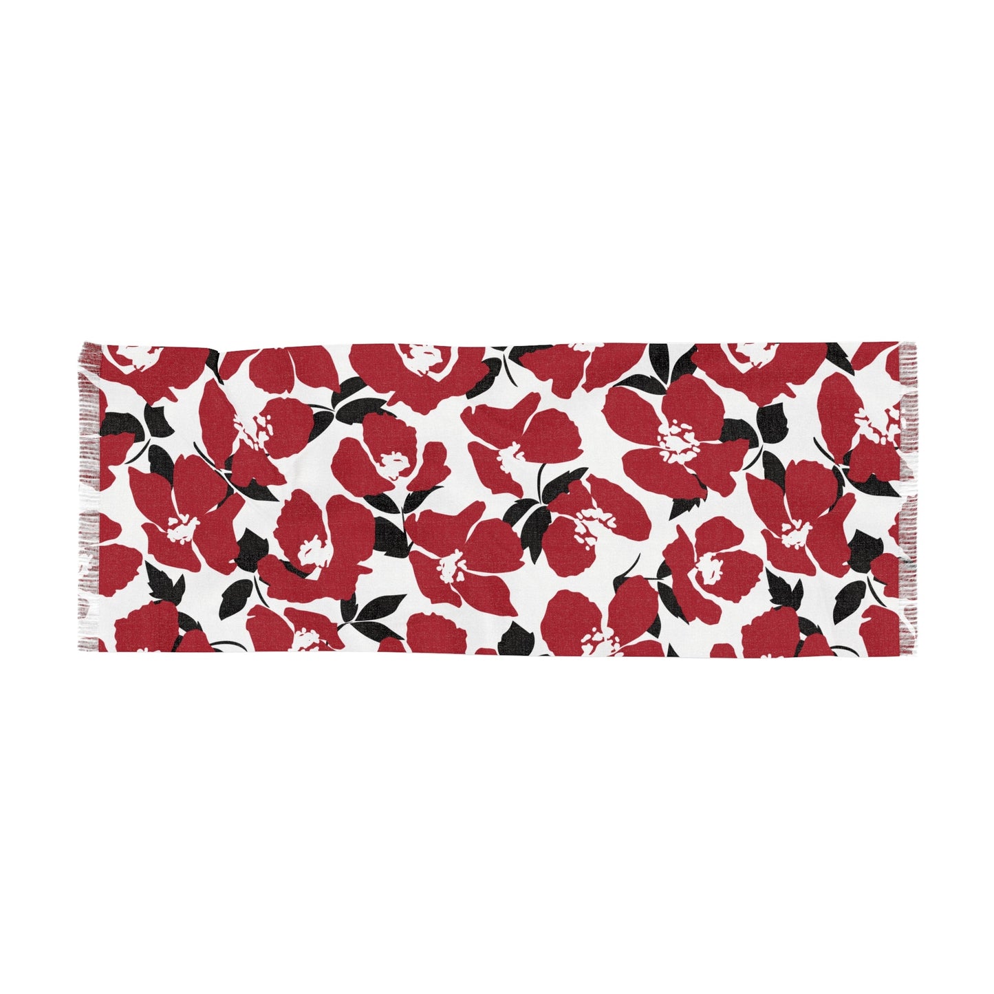 Scarf | Red & Black | Poppy