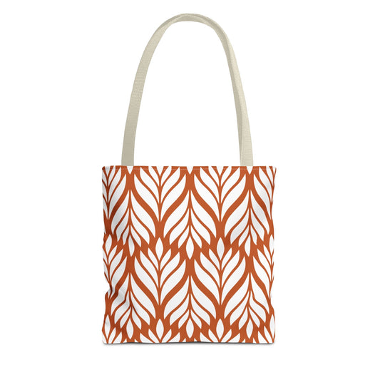 Totes | Dark Orange & White | Palm