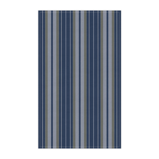 Tea Towels | Blue & Gold | Stripe