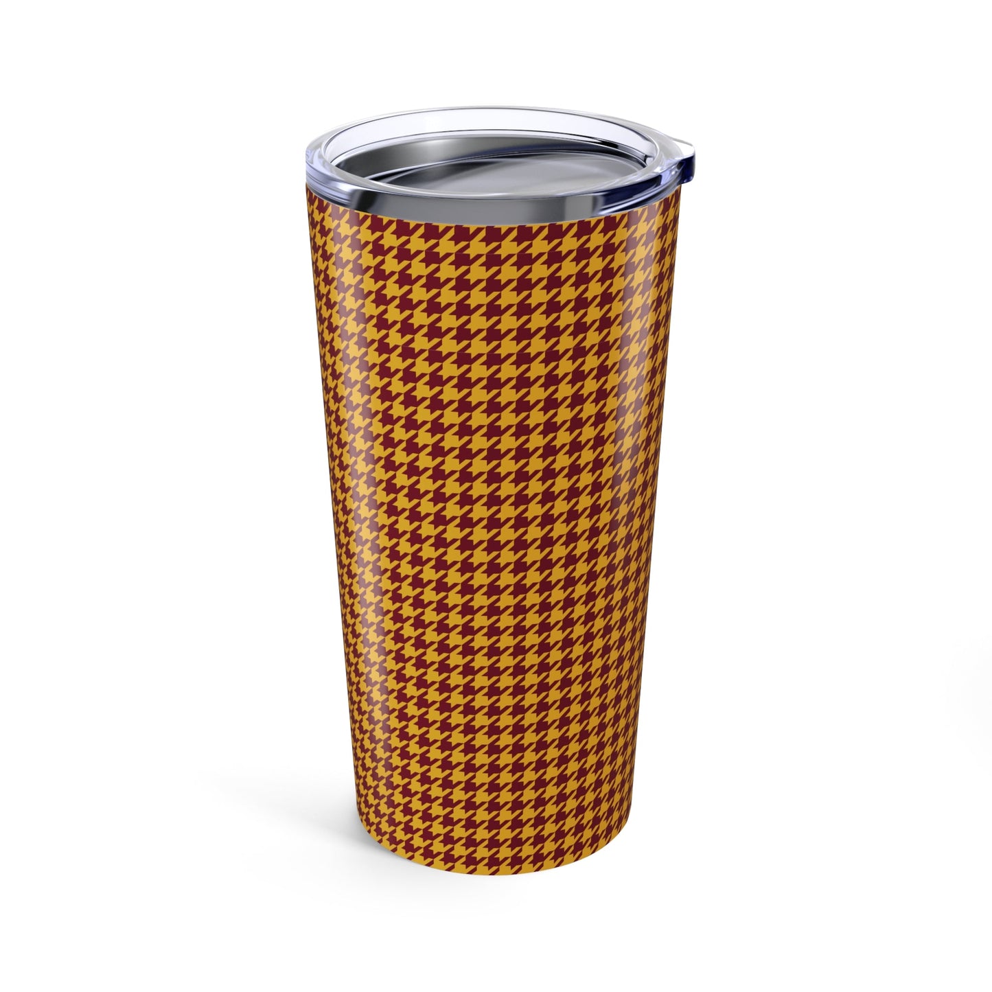 Tumbler | Red & Yellow | Houndstooth