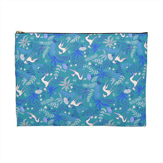 Accessory Pouch | Greyhounds | Teal Fern
