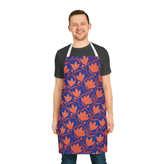 Apron | Bright Blue & Orange | Magnolia