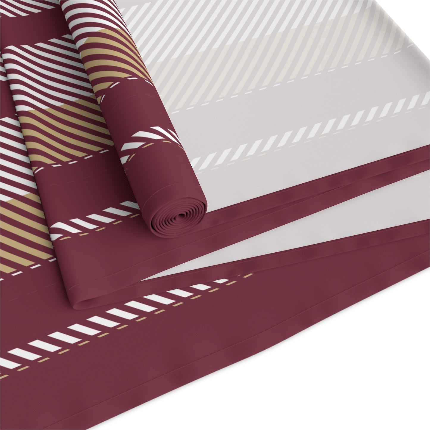 Table Runner | Maroon & Gold | Stripe