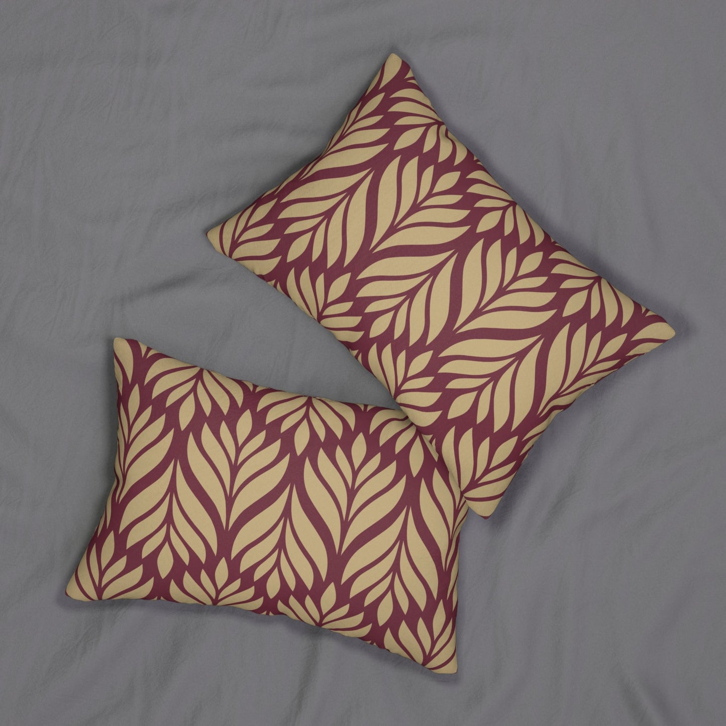 Pillow | Maroon & Gold | Palm