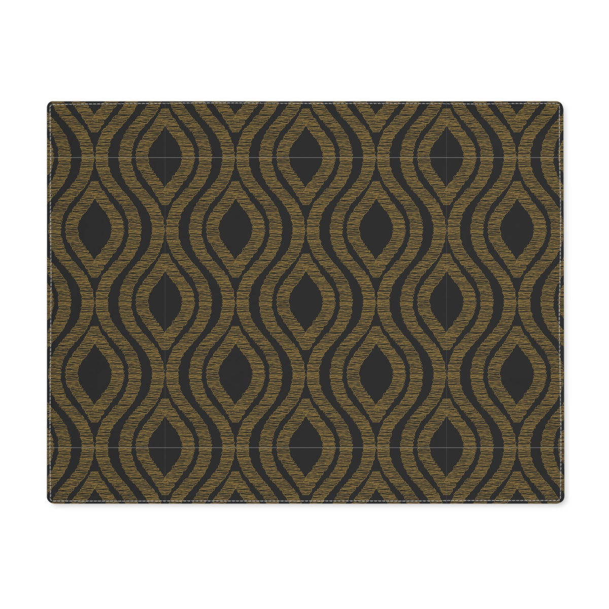 Placemat | Black & Gold | Ogee