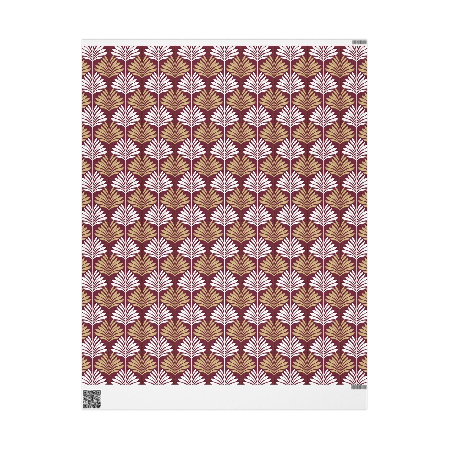 Gift Wrap | Maroon & Gold | Deco