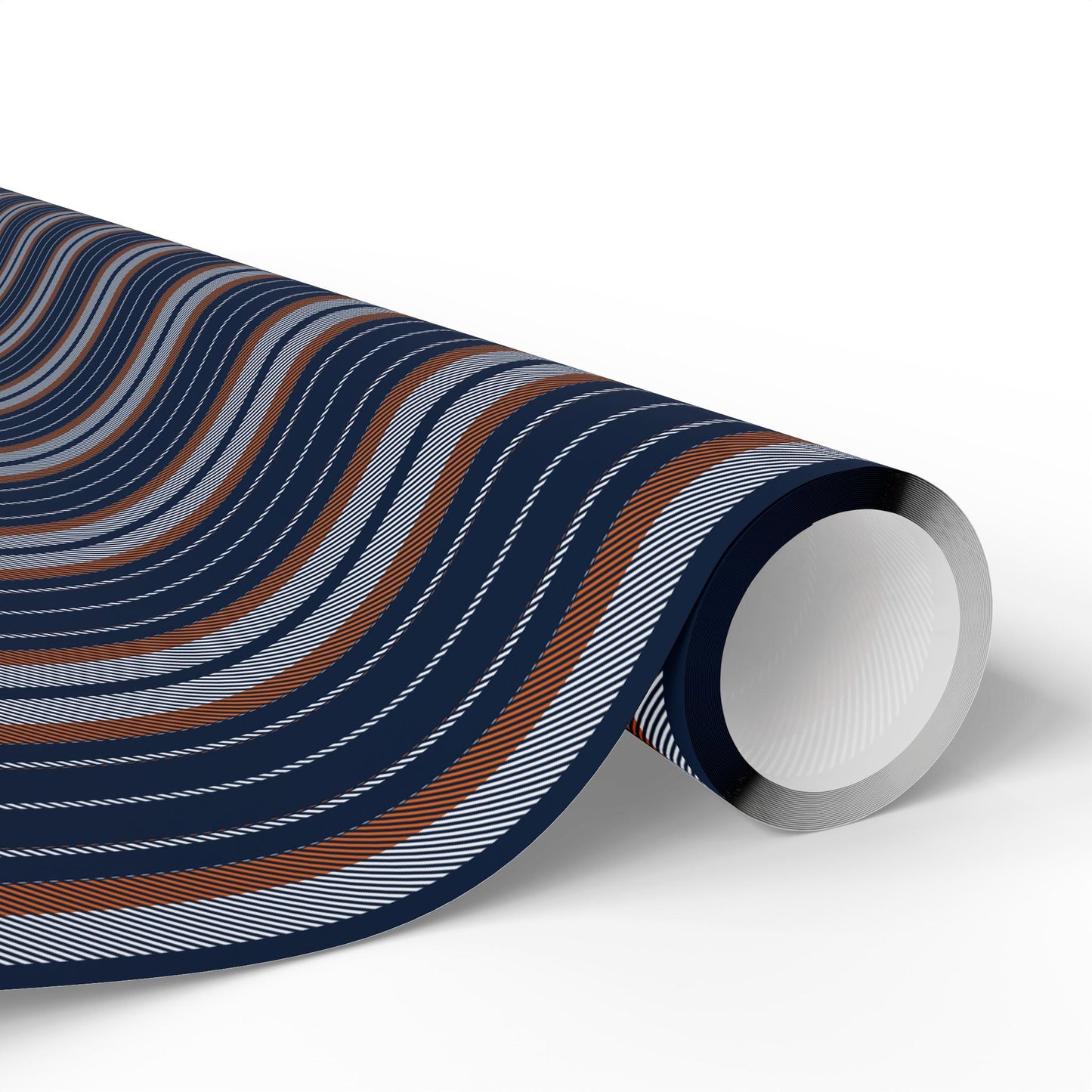 Gift Wrap | Orange & Blue | Stripe