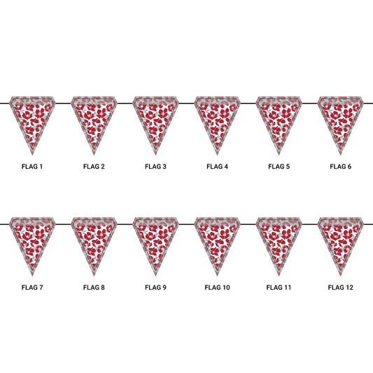 Flag Garland | Columbus, Ohio | Poppy