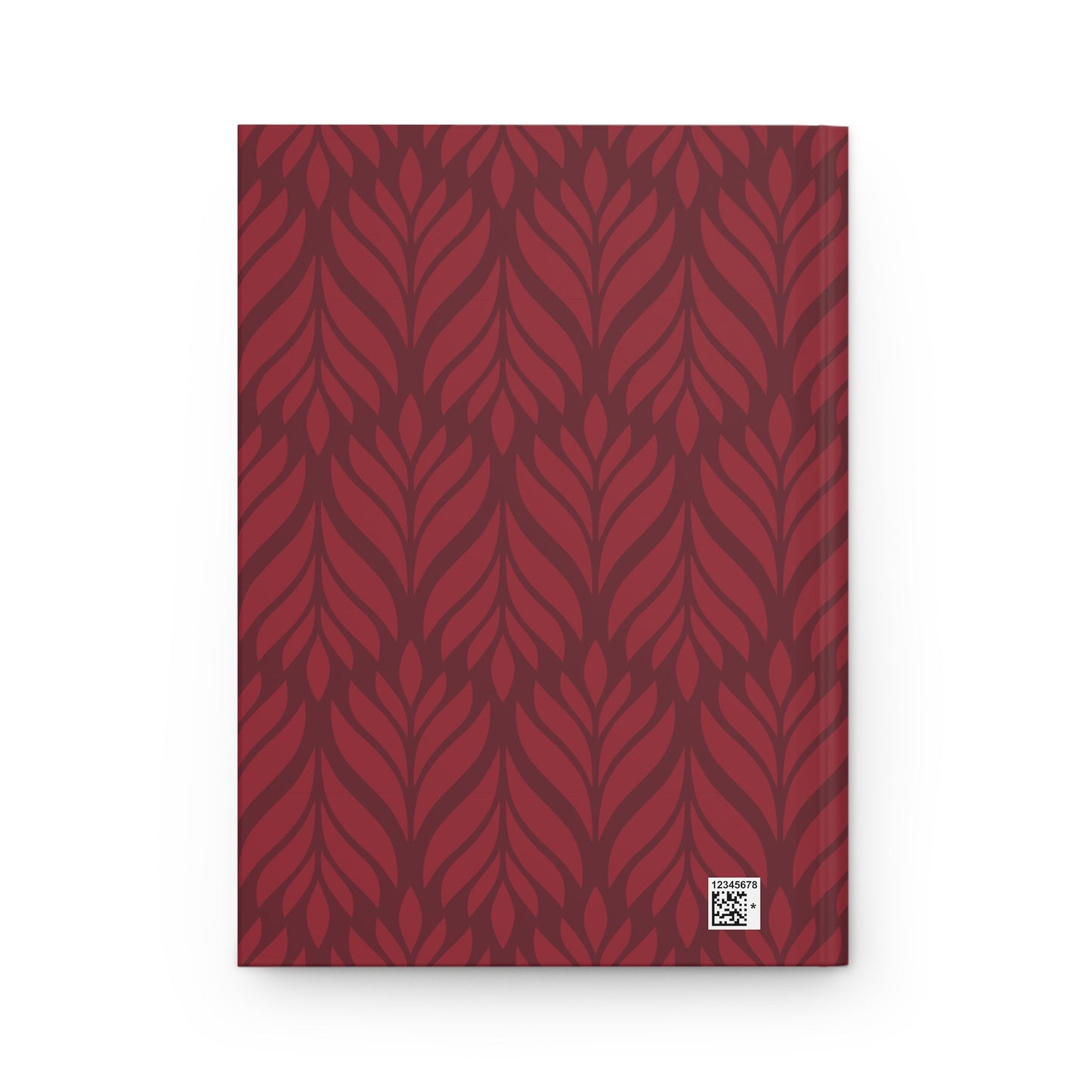 Hardcover Journal | Maroon & White | Palm
