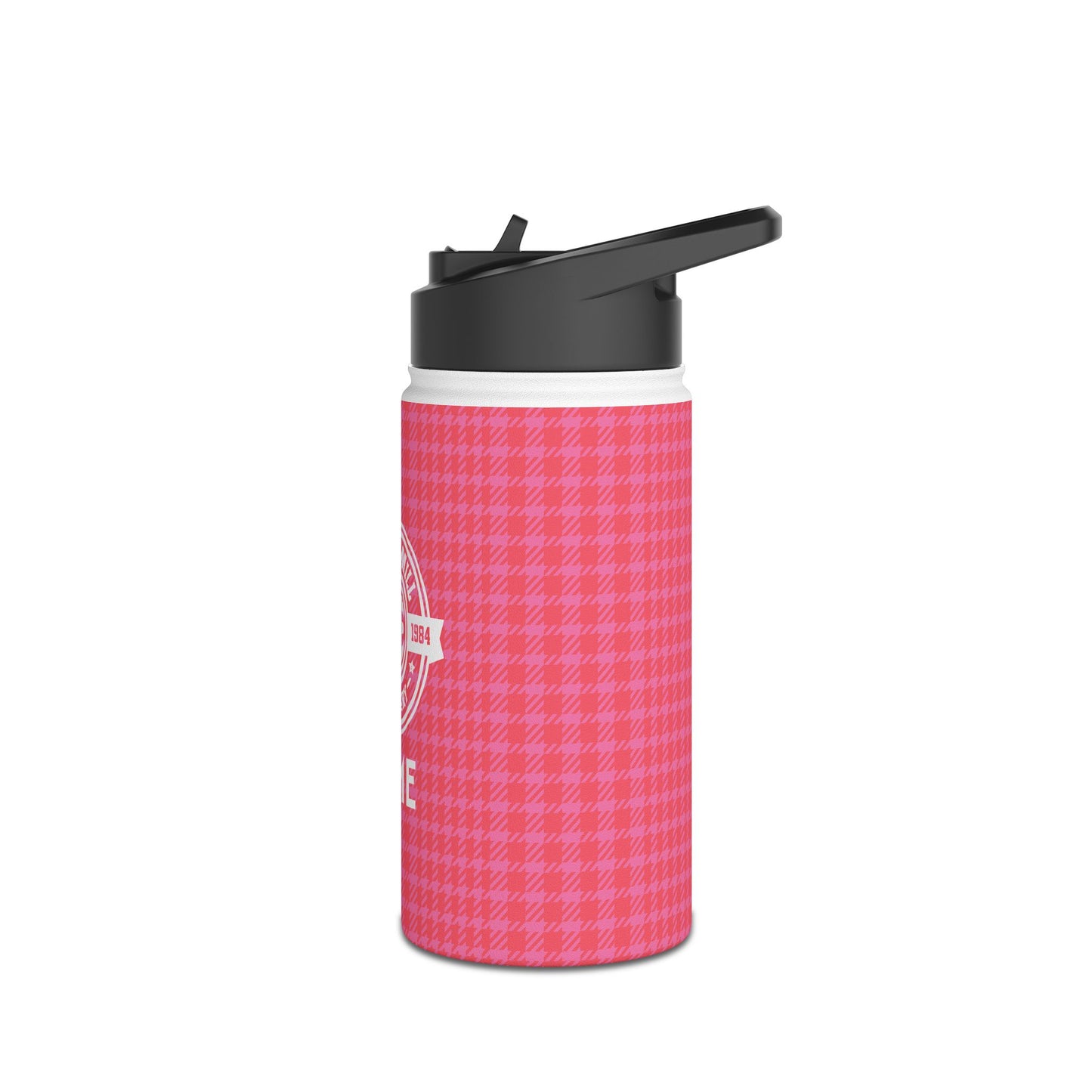Insulated Water Bottle | Greyhounds | Pink Tartan