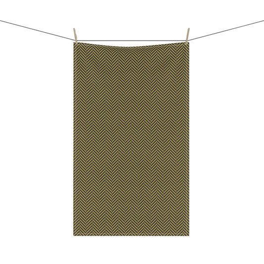 Tea Towels | Yellow & Blue | Herringbone