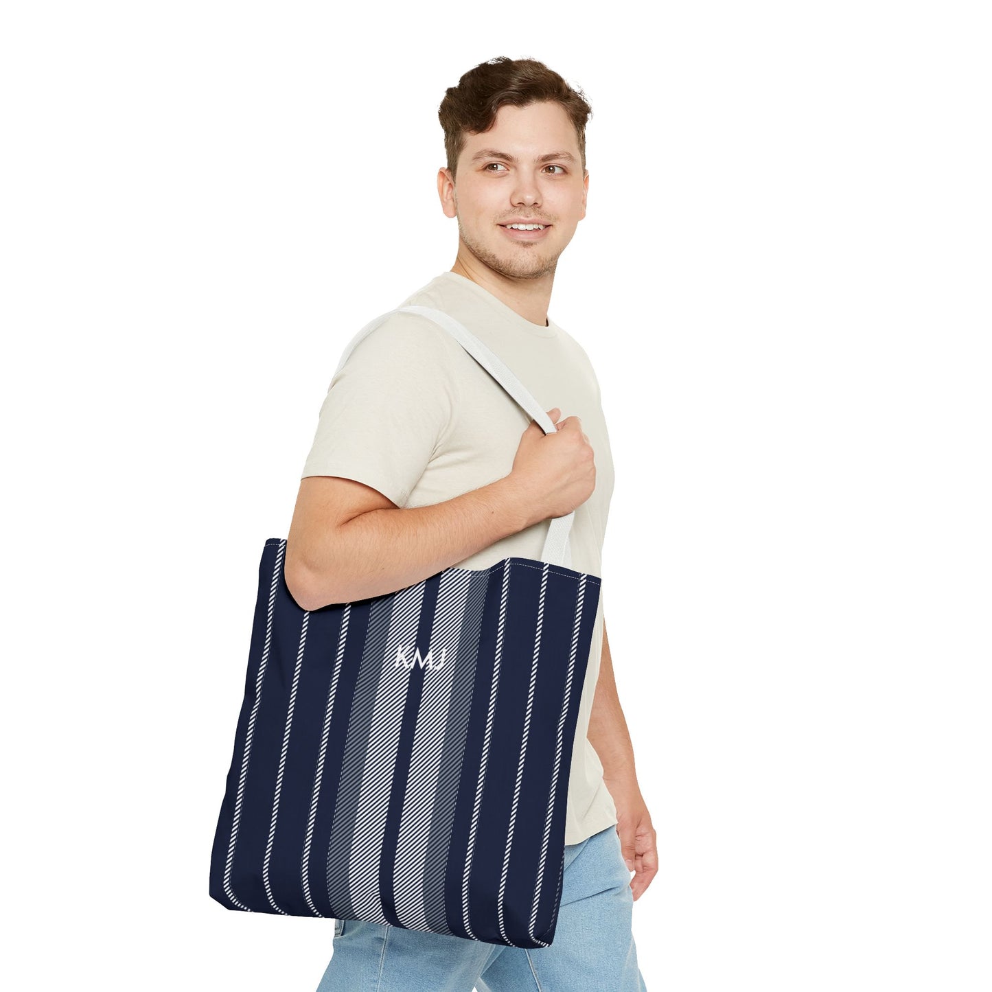 Totes - Personalized | Navy & White | Stripe